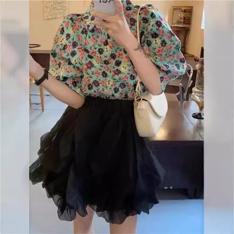 Shiffon cute summer design shirt