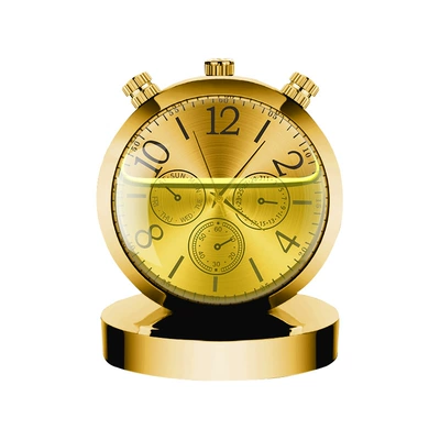 Perfplant seat – clock gold watch ornaments seat