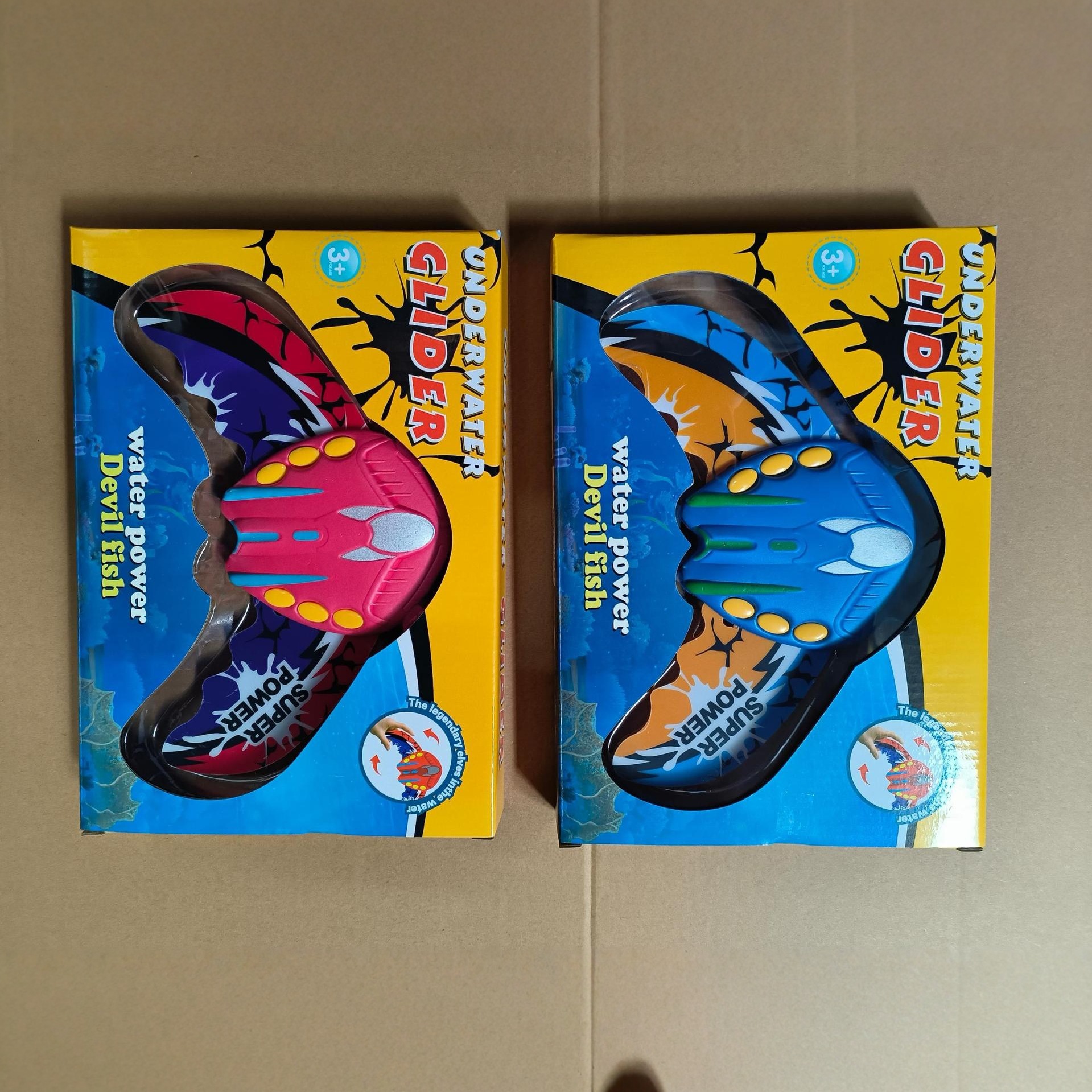 Peces diablo transfronterizos nadar peces animales juguetes de agua para niños piscina de verano baño de arena juguetes de agua