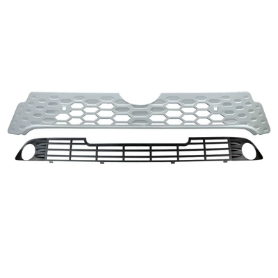 protection, anti-insect and lint modification — Automobile anti-insect net - 26-models-of-ruifang-single-lattice-platinum-white-with-matte-black-lower-mesh