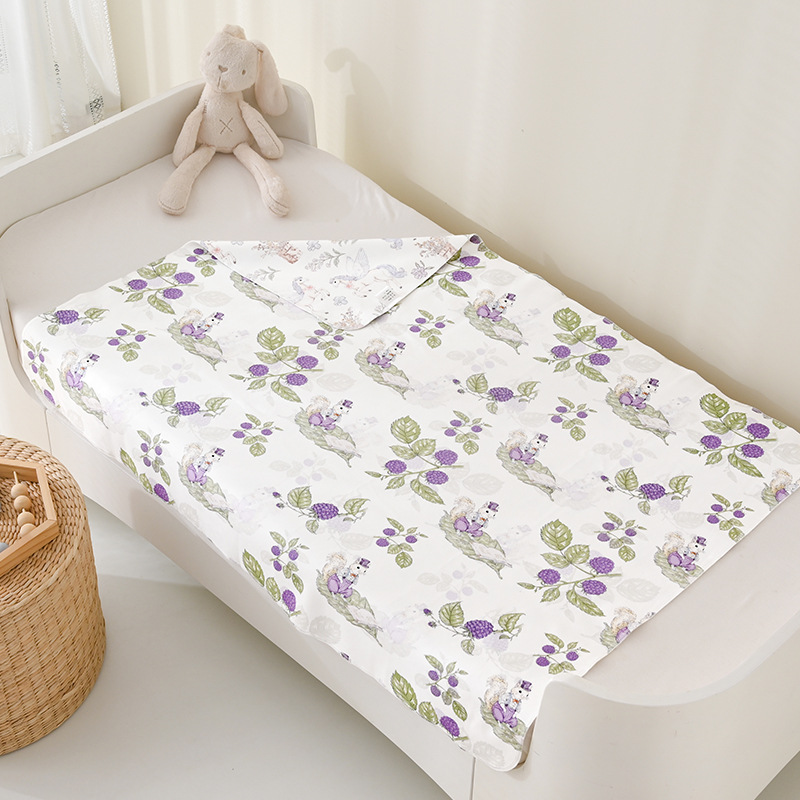 Baby Double-Sided Printed Cotton Diaper Pad Baby Children's Waterproof Washable Bed Sheets Breathable Mattress