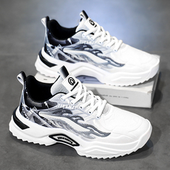 鞋子男鞋2024新款秋冬運動鞋男款跑步休閒冬季加絨棉鞋男士