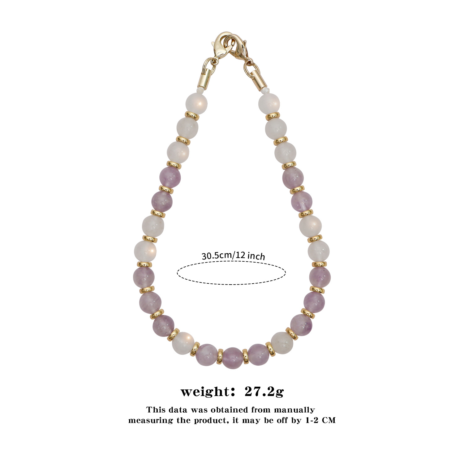 Cadena para teléfono móvil con cuentas de amatista de cristal natural, cristal rosa, obsidiana, amazonita y turquesa blanca, cordón para teléfono móvil DIY