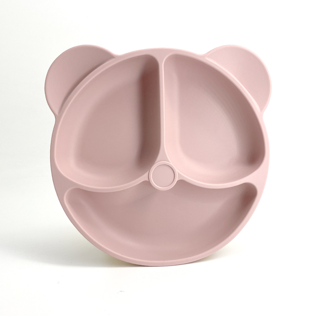 Placa de silicona para niños de grado alimenticio Placa de bebé taza de succión Placa de silicona tazón babero cuchara de silicona al por mayor