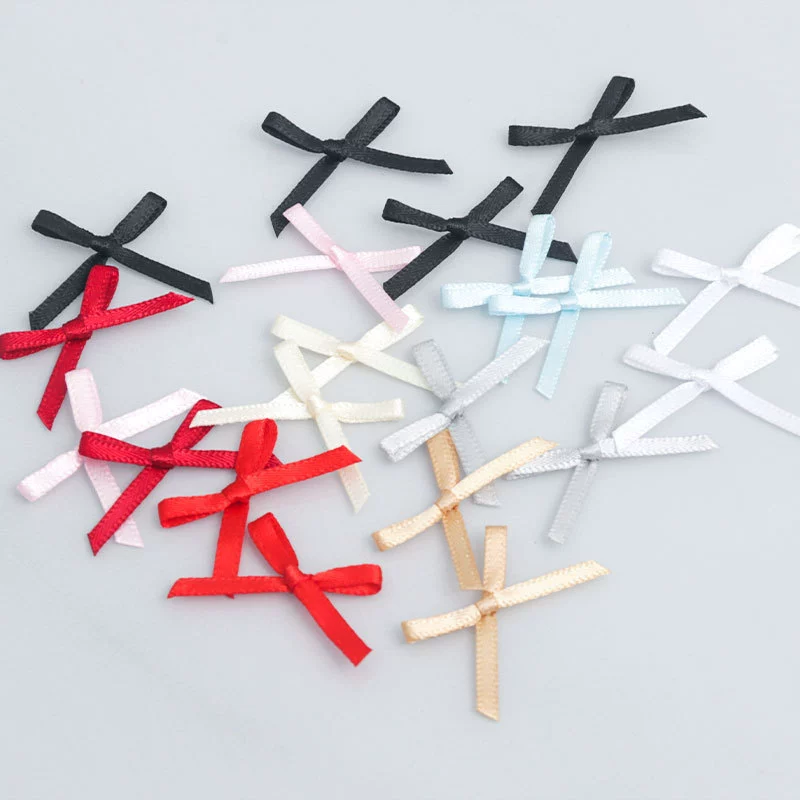 В наличии оптом Маленький бант Мини 1-точечная полиэфирная лента нижнее белье носки аксессуары для украшения ногтей Лук