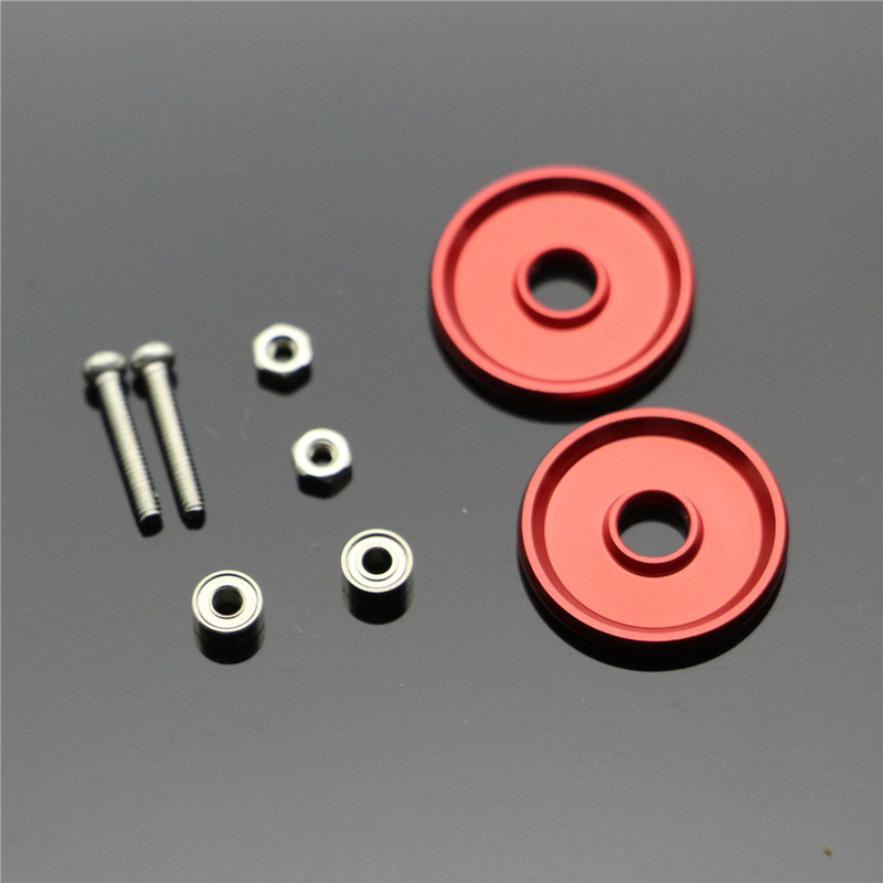 Self-made four-wheel drive accessories 19mm aluminum alloy guide wheel 10 colors optional spot single price