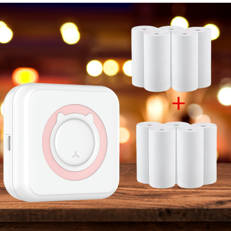 [White Powder] 5 rolls of 10-year paper 5 rolls of 10-year self-adhesive paper