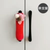 Watermelon Red Crystal Fleece Grapefruit Red 11*9