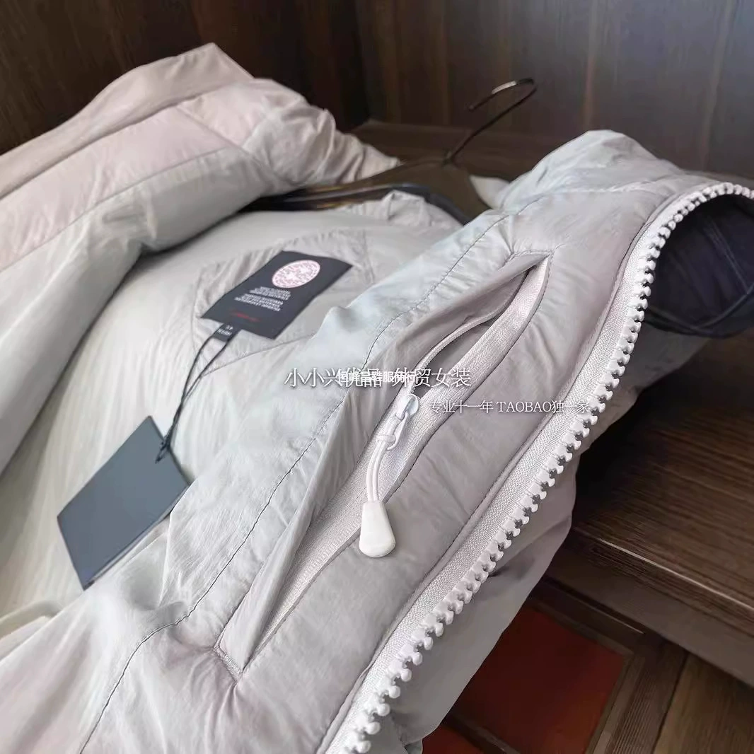 Down jacket, vest, warm capsule with down, (Physicals), white clothing