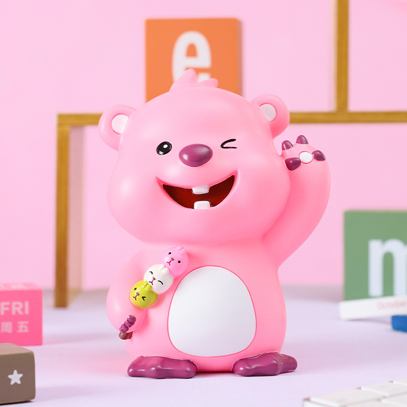 Emocional capabala alcancía vinilo durable alcancía regalo para niños decoración de escritorio entrega de una sola pieza