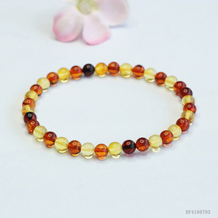 As soon as Yu natural amber Dobao bracelet Jin Po blood Po Hua Po bracelet national wind live wholesale HP4100702
