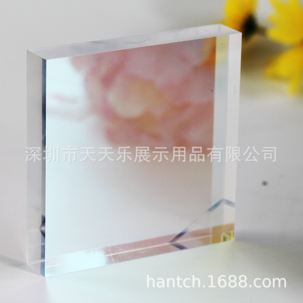 幻彩亚克力工艺品 幻彩亚克力展示架彩虹版相框变色亚加力