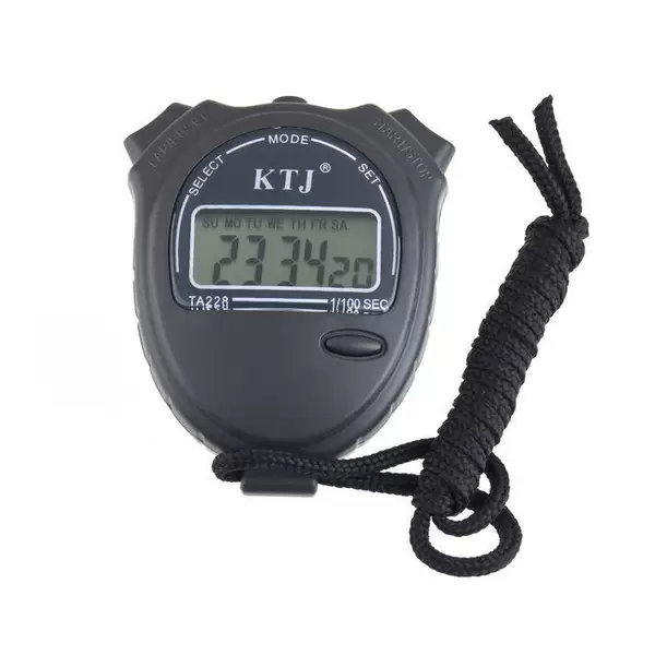 Ktj Ta228 Stopwatch Single Row 2-Channel Sports Stopwatch Digital Sports Stopwatch Sports Timer Fitness Stopwatch