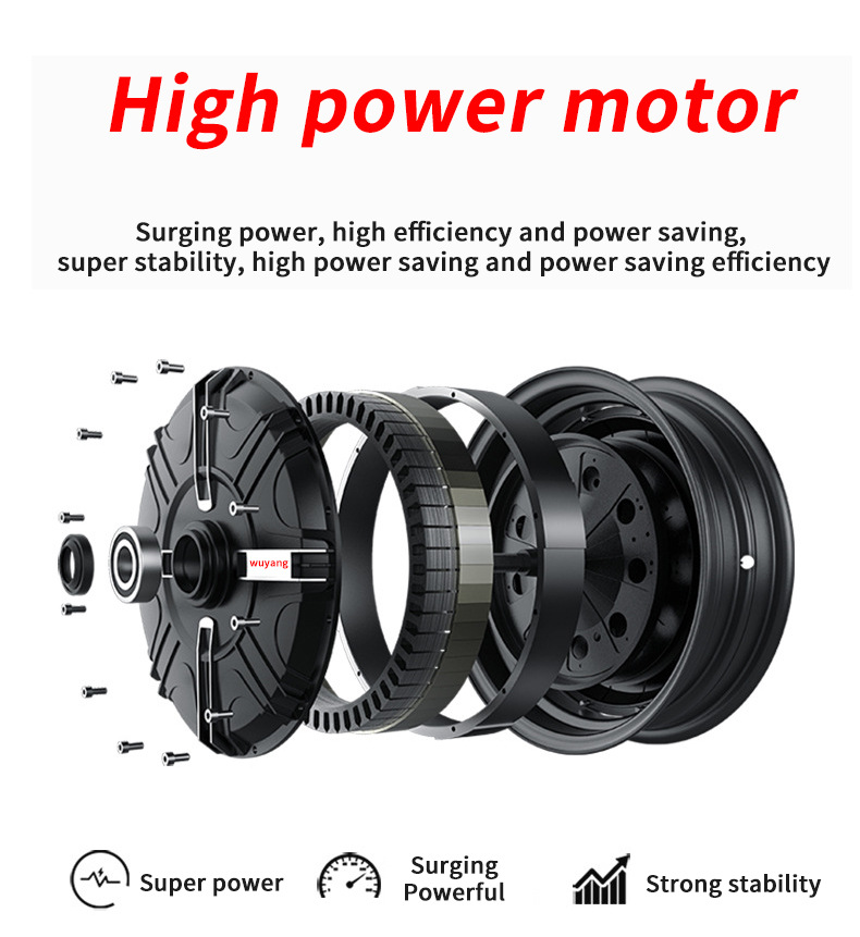 Factory Direct Sales of the War Eagle 1000W Electric Assist Bike, Compact and Lightweight with Ultra-Long Battery Life, Electric Motorcycle, Electric Scooter