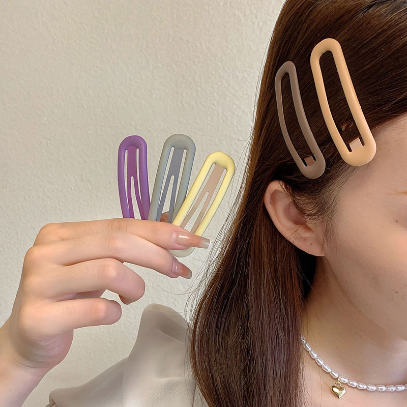 新しいモランディカラーシリーズBBクリップ、実用的で多用途な前髪クリップ、女性用ヘアクリップ、女の子の悲しいヘアサイドクリップ、ヘアクリップ、ヘアアクセサリー|undefined