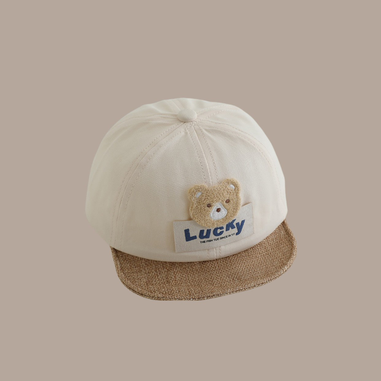 Sombrero coreano para bebés primavera y otoño lindos osos sombreros de béisbol de ala suave para bebés varones sombreros de moda para niños pequeños