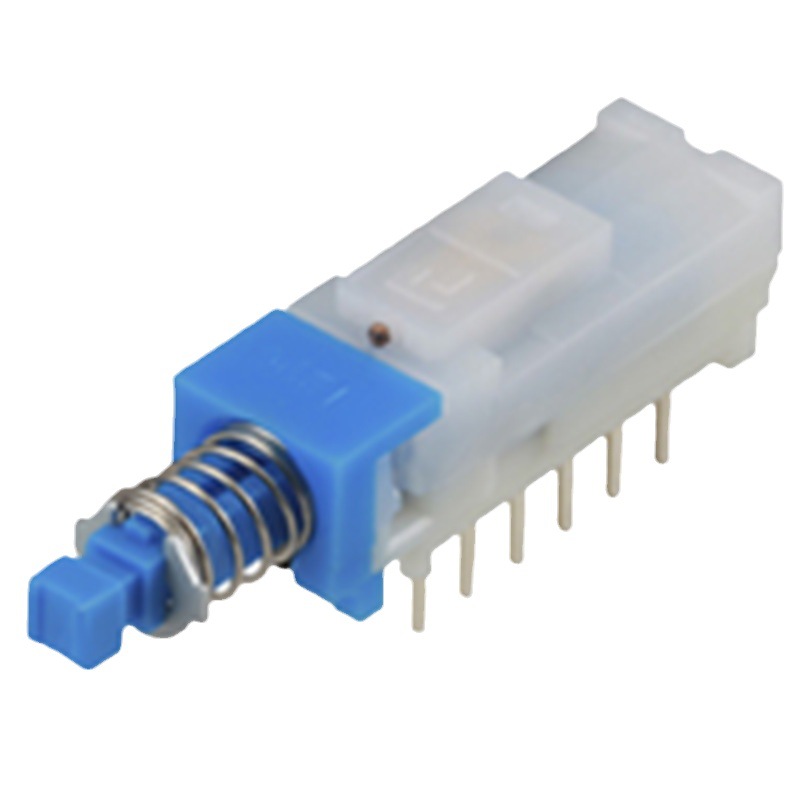 ALPS自锁开关SPUJ193700 12脚带锁开关直键开关