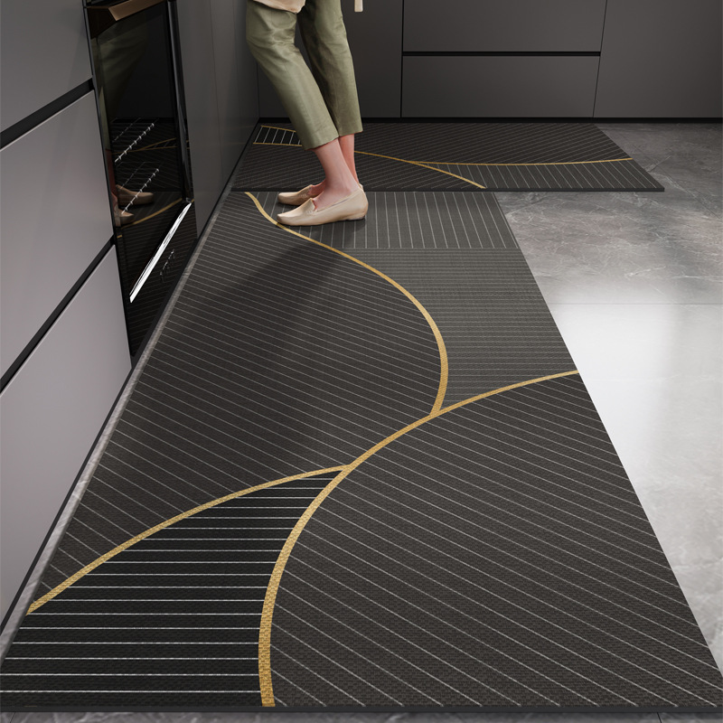 Cojín de cocina de dibujos animados resistente al desgaste resistente a la suciedad fácil de cuidar alfombra de barro de diatomeas absorción de agua absorción de aceite secado rápido cojín antideslizante doméstico