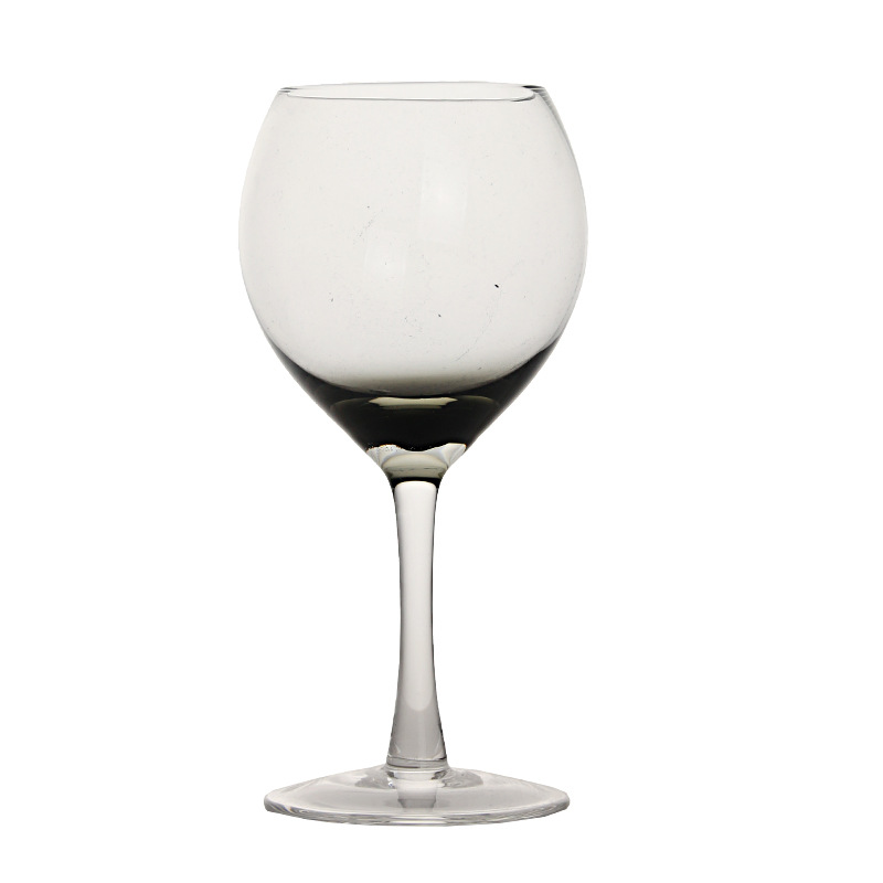 De estilo europeo gris ahumado interior de seda copa de vino hogar copa de vino whisky taza de postre bebida taza