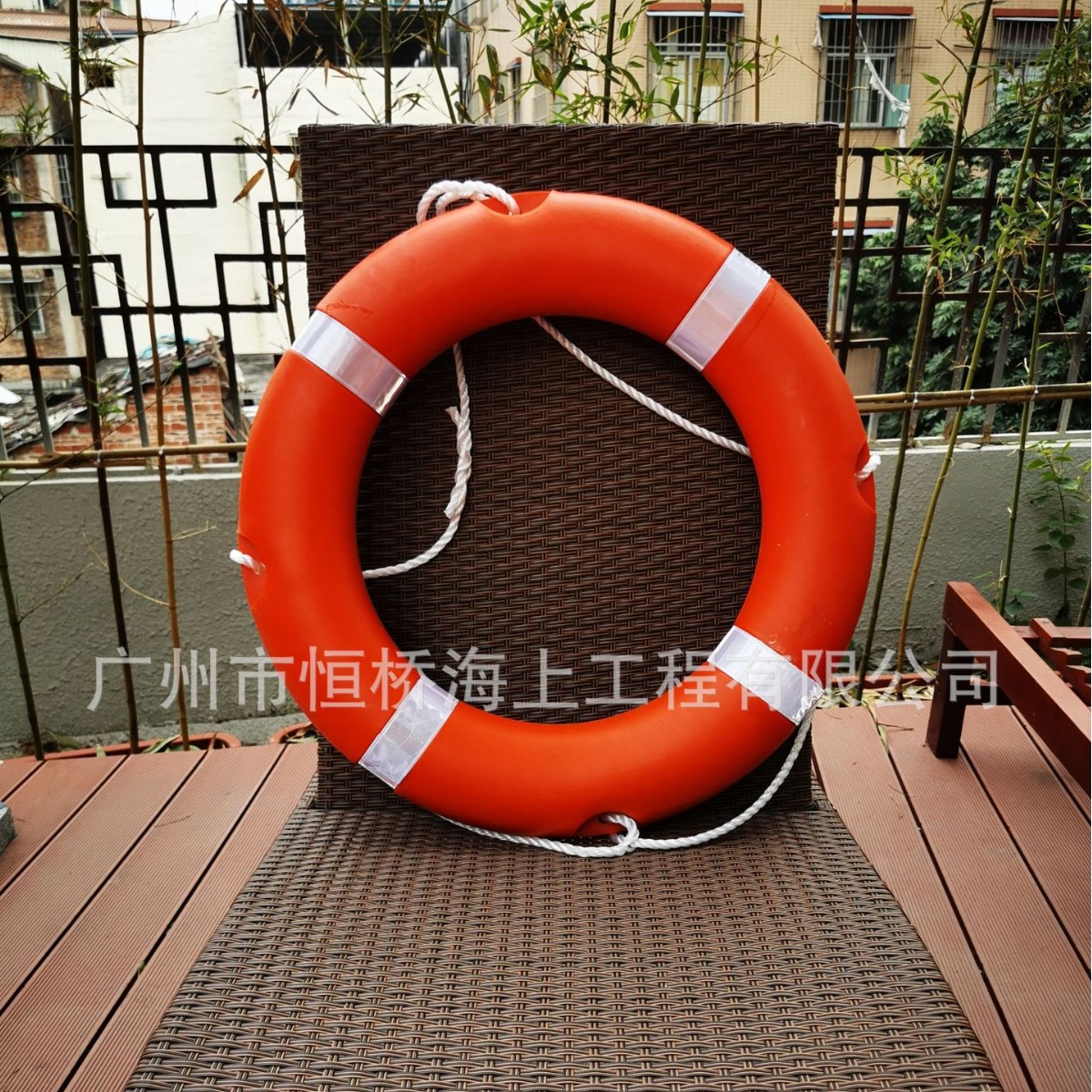 游艇 / 龙舟码头选它！恒桥海工码头专用救生圈，高浮力抗老化