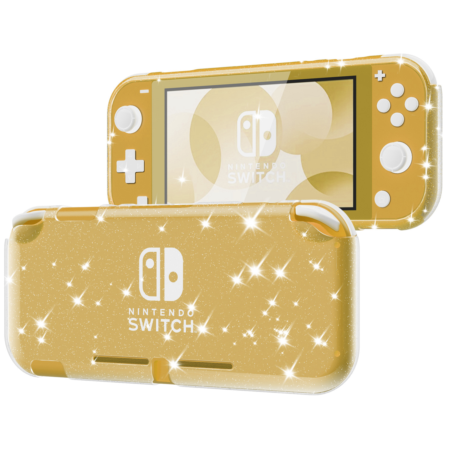 Interruptor Lite funda protectora transparente Nintendo máquina de juego TPU resistente a la caída de la funda protectora integrada ventas directas de la fábrica