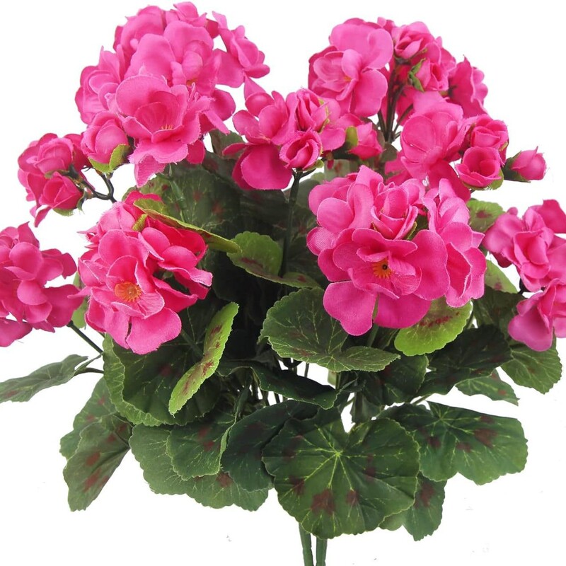 在庫ありクロスボーダーAmazon temu独立ステーションホットセール模擬ベゴニアの花ゼラニウム造花ホーム|undefined