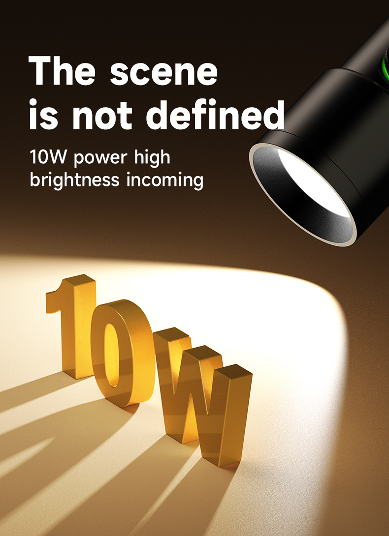 Photography Flashlight, Imaging Light Insert, Magnetic Attachment, Modeling Flashlight, Light Effect Beam Tube, Portable High-Power Flashlight