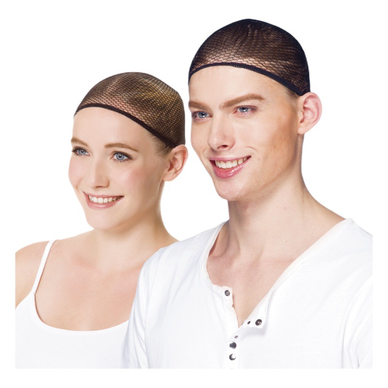 Wig accessories supplies special wig net cap wig net two ends with high stretch nylon hair net breathable