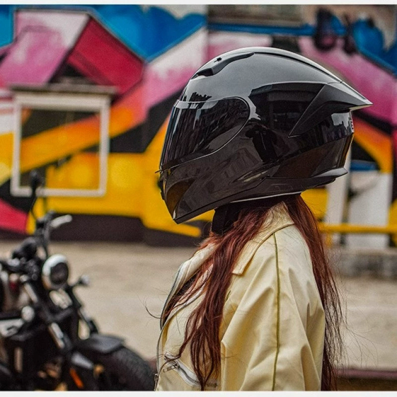 Мотоциклетный шлем для мужчин и женщин Bluetooth Rider мотоцикл 3C всесезонный универсальный чехол ретро стильный крутой зимний полнолицевой шлем