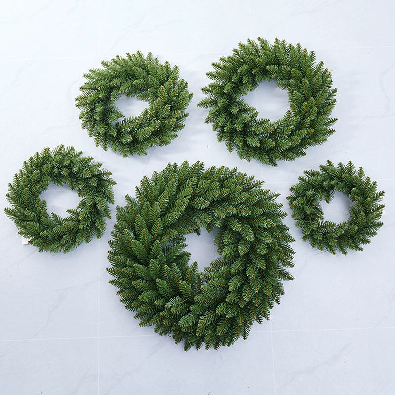 Новогодний венок из ротанга к garland 30/40/45/50/60 см торговый центр отель окно рождественский круг