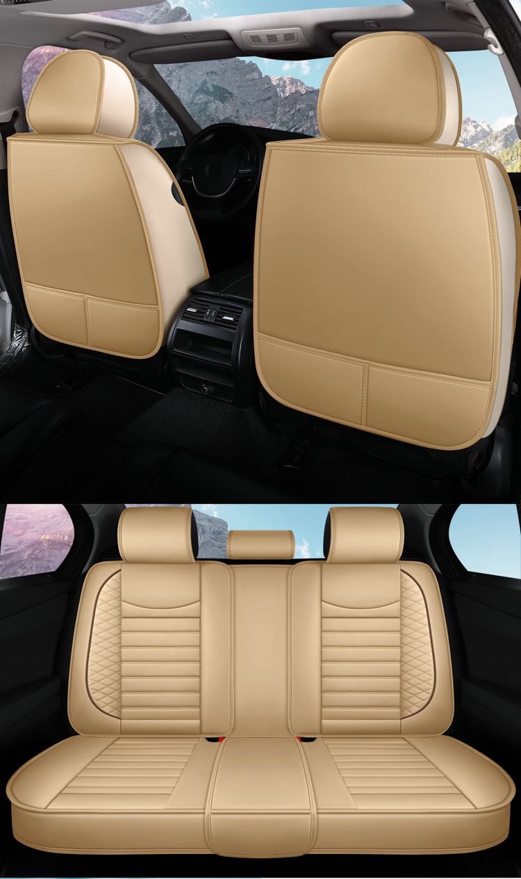 Car Seat Cushion, Universal for All Seasons, Fully Enclosed Special Seat Cover, New Summer Ice Silk Seat Cover, Cartoon Goddess Seat Cushion Cover