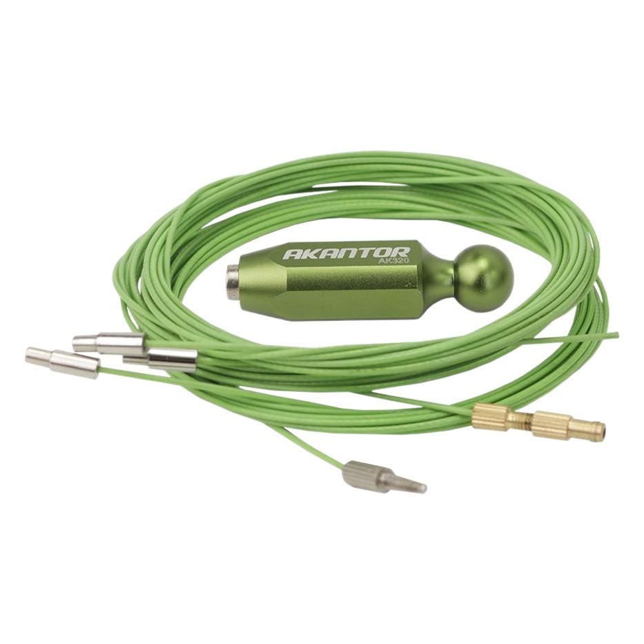 Marco de la bicicleta de plomo imán de reparación de bicicletas AKANTOR línea de freno tubo de aceite tubo de enrutamiento interno herramienta de roscado