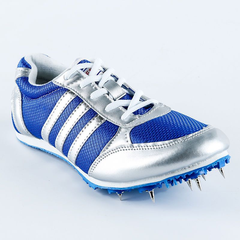 Zapatos de clavos de pista y campo para hombres y mujeres, ocho clavos de zapatos de entrenamiento de deportes, zapatos de salto de tres grados, zapatos de clavos de pato pato profesional