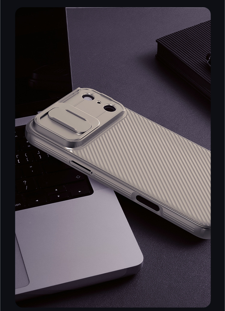 Ốp lưng Nillkin chống nhìn trộm, trượt che ống kính cho iPhone 17 Pro Max — Gương đen PRO Đen, Gương đen PRO Xanh, Gương đen PRO Titan Xám, Gương đen PRO Vàng chi tiết 12
