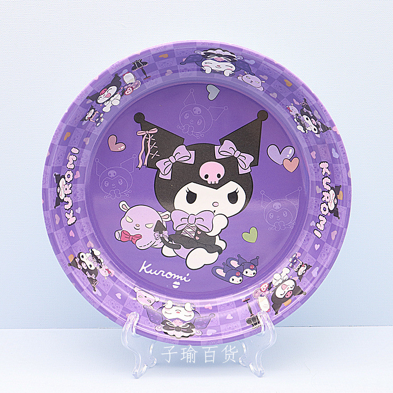 Creative melamine tableware creative plastic household plate cartoon dish fruit plate imitation porcelain plate cold dish Creative melamine tableware creative plastic household plate cartoon dish fruit plate imitation porcelain plate cold dish