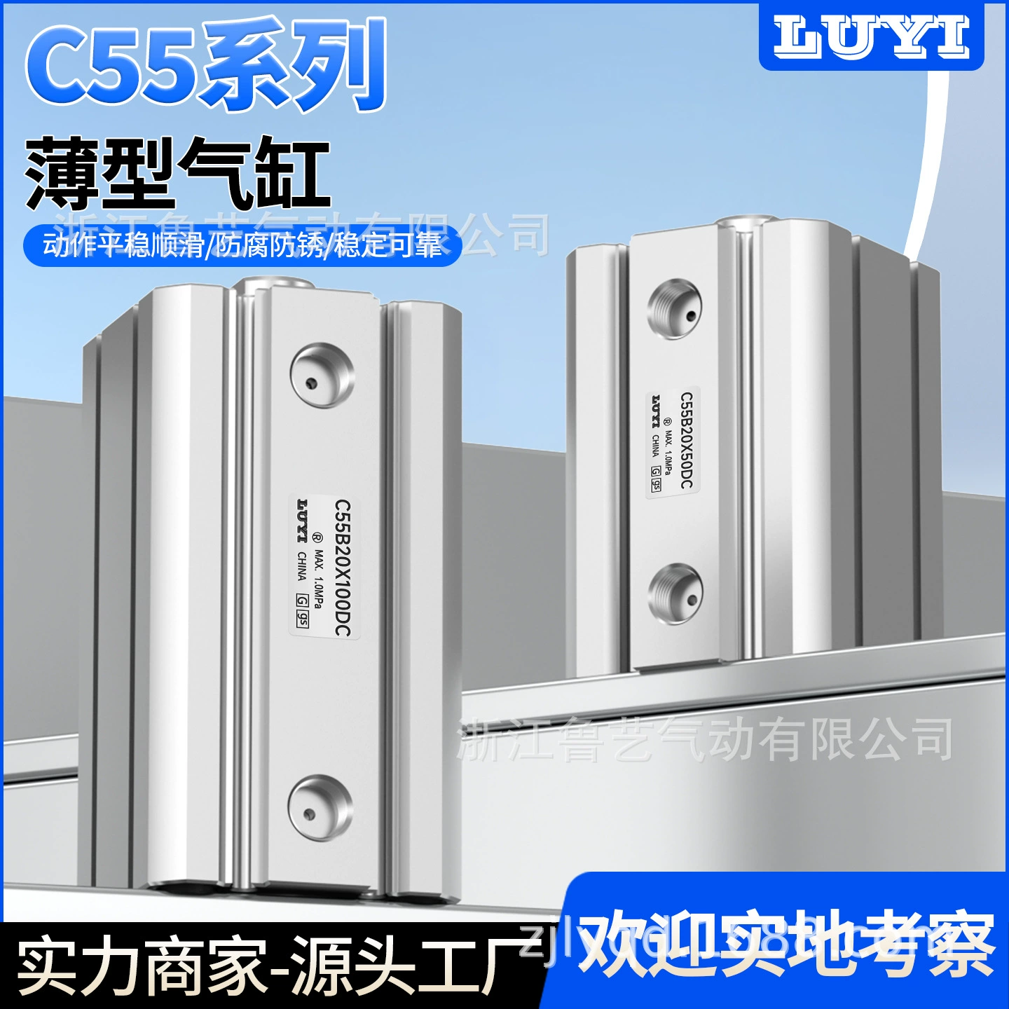 SMC тонкий цилиндр C55B CD55B32-20-25-40-50-63-80-10-15-30-35-60M