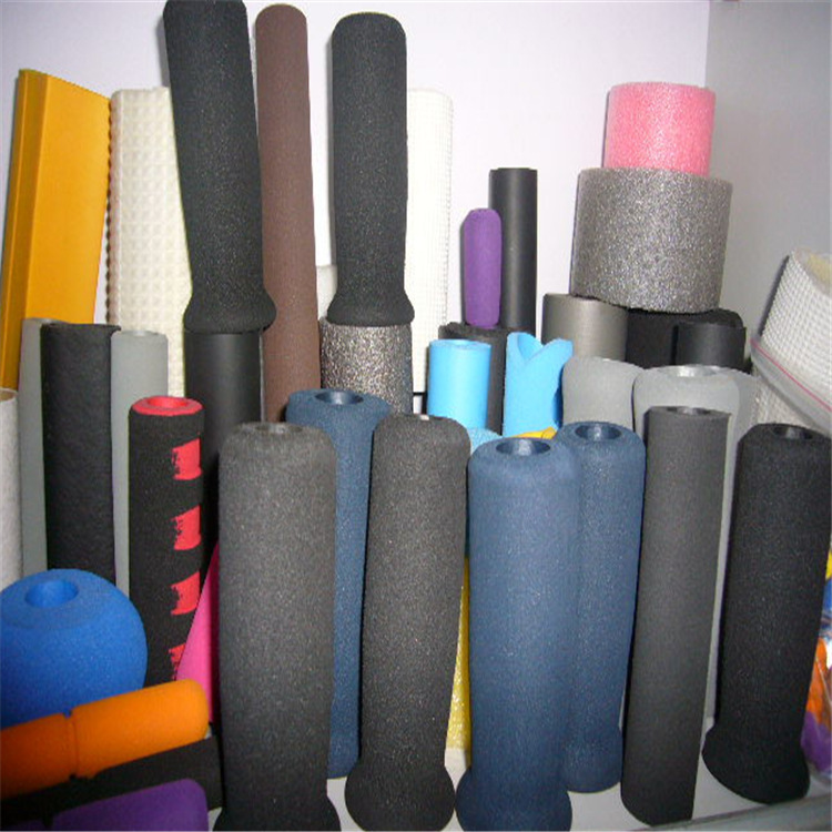 彩色橡塑海绵手把套 NBR橡胶发泡套管 工具手柄像塑护套厂家