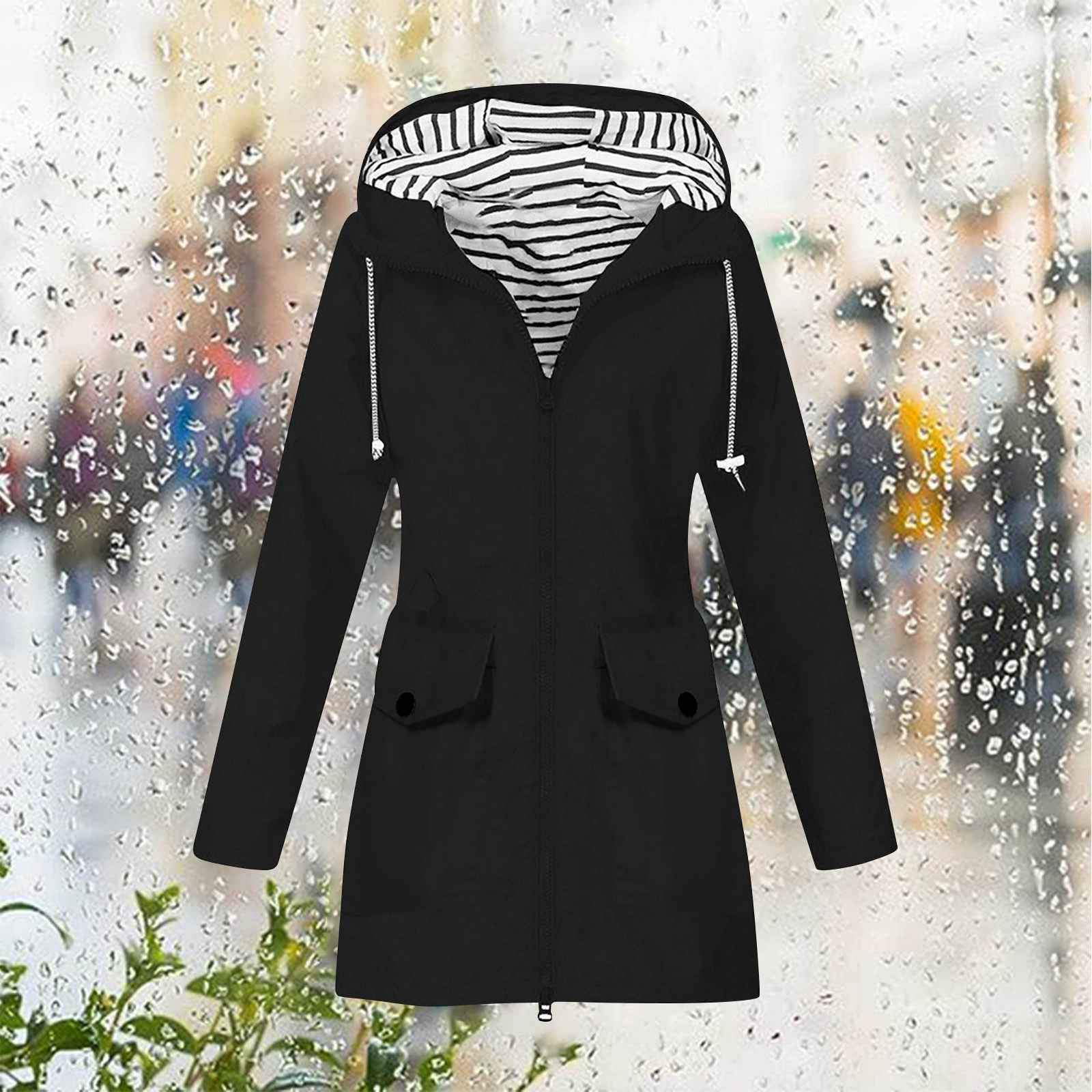 (Cross-border trading), demi-season jacket, travel waterproof trench coat outside climbing, Amazon