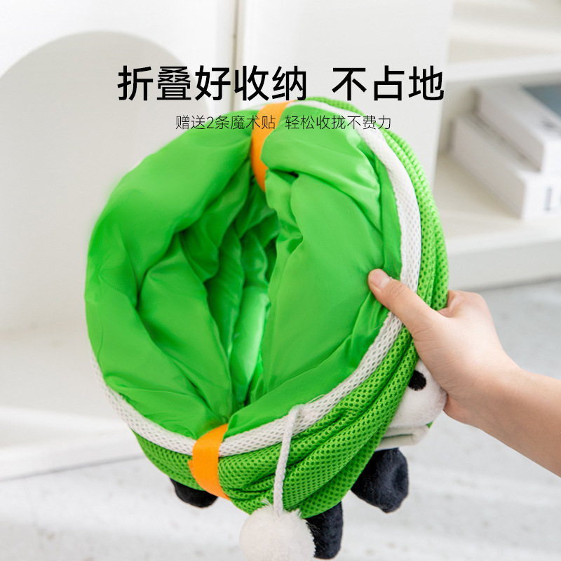 Nuevo tipo de gato rectitud sándwich túnel gato nido transpirable plegable cuatro estaciones túnel gato mascota juguete de gato