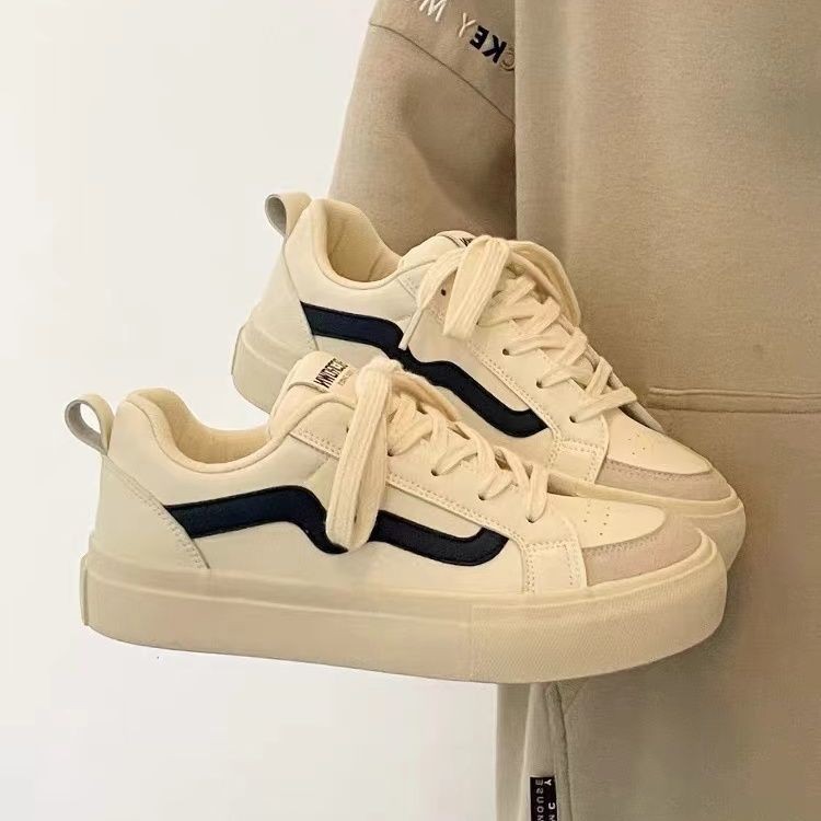 Zapatos de mujer de primavera y verano 2025 nuevo tipo de suela suave ligera y transpirable zapatos blancos de mujer zapatos casuales zapatos deportivos