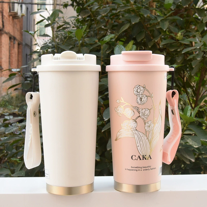CAKA铃兰 Coffee керамическая вставка высокого качества, удобное стекло для учащихся начальной школы