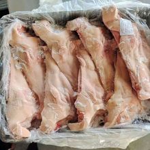 带骨生猪头肉 猪脸肉新鲜冷冻干净劈开去耳20斤卤菜饭店