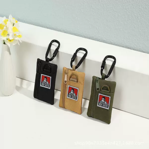 [Processed and Printed Logo] Small Coin Bag, Cosmetics Bag, Accessory Bag, Card Holder, Can Be Worn Cross-Border Amazon