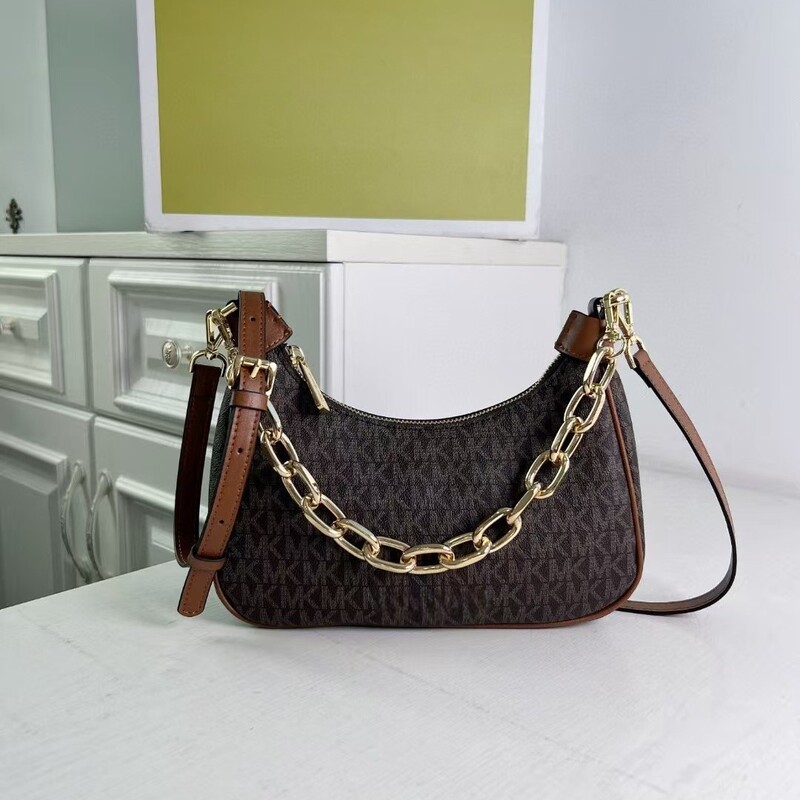 Chain Mk Underarm Bag for Women 2025 New Trendy French High-End Niche Moon Bag Single Shoulder Half-Moon Crossbody