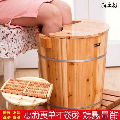Foot bath bucket, wooden bucket, foot bath bucket, household foot bath, wooden basin, wooden basin, one piece minimum order, one piece delivery