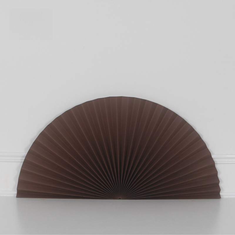 Fan de papel decorativo nuevo ventilador plegable chino engrosado matrimonio compromiso diseño de fondo de papel artesanal de boda origami rojo