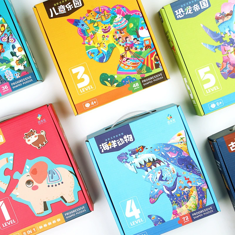 Haoqi Xing Пазл для детского сада 0-6 лет Advanced Alien Cultivating Детский подарок на терпение и концентрацию