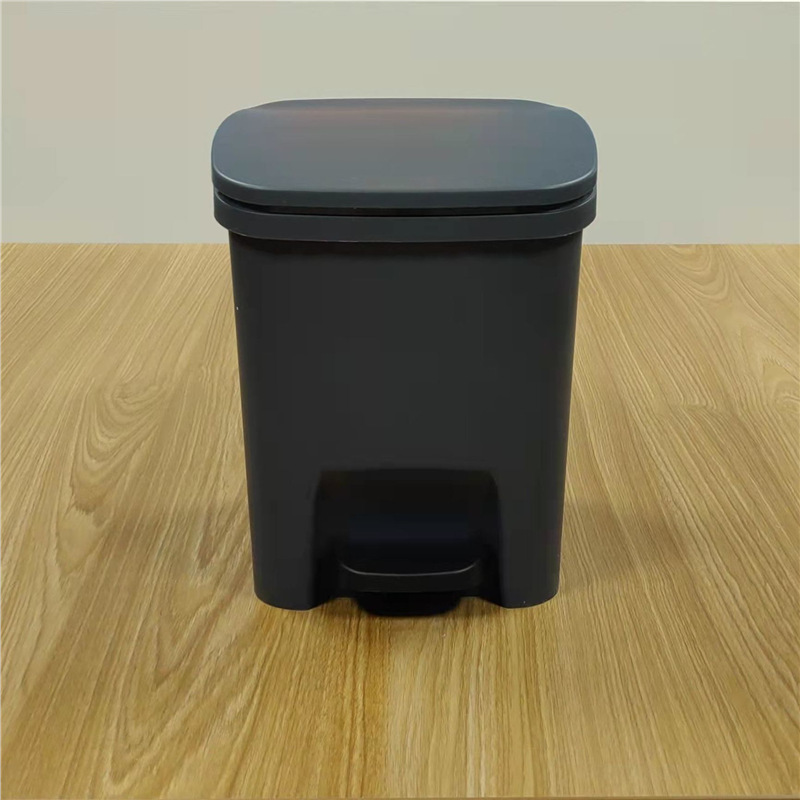 10L 펄 블랙 쓰레기통