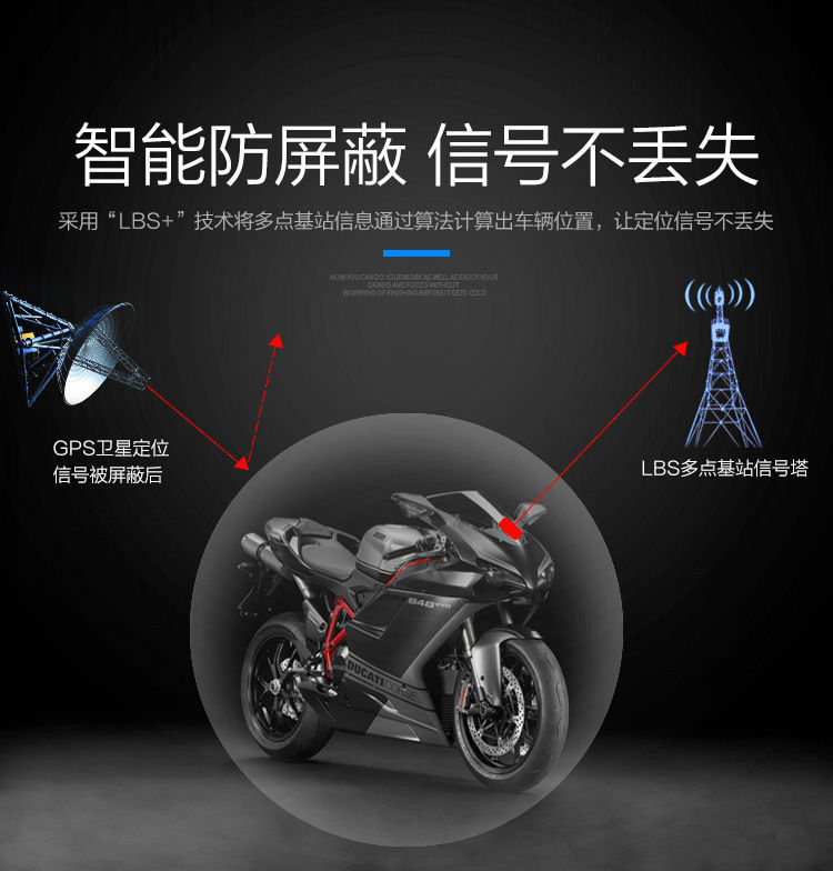 Locator car tracker 4G full network full band GPS Beidou global electric motorcycle tracking anti-theft