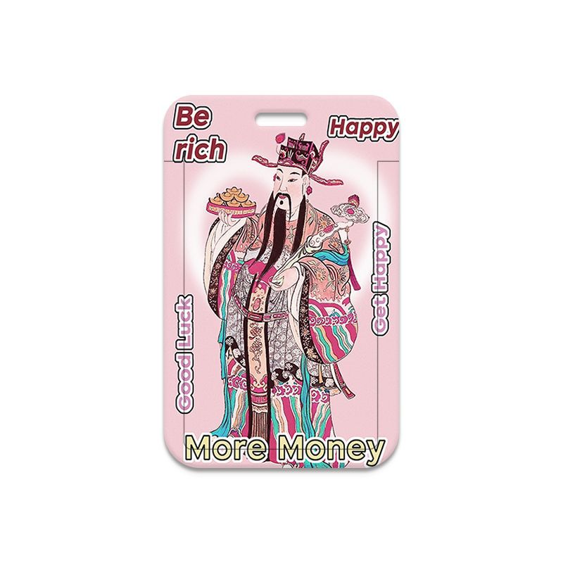 핑크 부의 신 단일 카드 세트